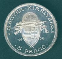 1938. 5P Ag "Szt.István" T:2