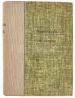 Márai Sándor: A nővér. Bp., 1946, Révai, 301+(3) p. Első kiadás. Kiadói félvászon-kötés, az elülső s...