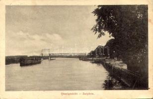 1918 Zutphen, IJsselgezicht / riverside, bridge (EK)