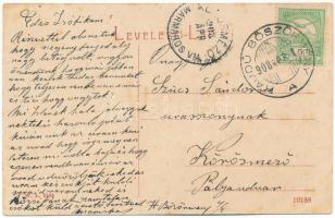 1908 Hajdúböszörmény, pályaudvar, vasútállomás. W.L. 2109. (fl)