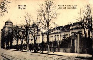 Belgrade, Beograd; Altes und neues Palais / old and new palace