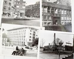cca 1970-1980 Magyar és csehszlovák településeken készült felvételek, 17 db fotó, 13x9 cm körüli mér...