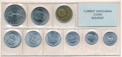 1974. 2f-10Ft (9xklf) érmés forgalmi sor fóliatokban T:UNC kis patina Adamo FO7