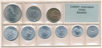 1975. 2f-10Ft (9xklf) érmés forgalmi sor fóliatokban T:UNC kis patina Adamo FO8