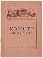 Kossuth emlékkiállítás. Magyar Nemzeti Múzeum Kiállításai II. Bp., 1924, Magyar Nemzeti Múzeum, 24 p. Kiadói papírkötés, jó állapotban. Ritka!