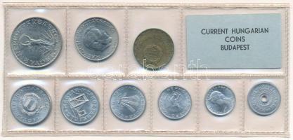 1975. 2f-10Ft (9xklf) érmés forgalmi sor fóliatokban T:UNC kis patina 
Adamo FO8