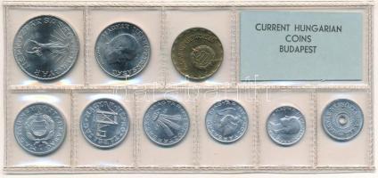 1977. 2f-10Ft (9xklf) érmés forgalmi sor fóliatokban T:UNC 
Adamo FO10