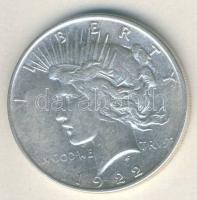 USA 1922. 1$ Ag "Peace" T:2
