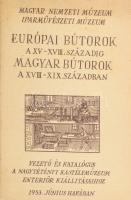 Európai bútorok a XV-XVIII. századig. Magyar bútorok a XVIII-XIX. században. Vezető és katalógus a Nagytétényi Kastélymúzeum enteriőr kiállitásaihoz. Bp., 1953, Magyar Nemzeti Múzeum Iparművészeti Múzeum, 37 p. Kiadói papírkötés. Megjelent 1000 példányban.