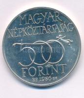 1986. 500Ft Ag "Budavár visszavétele 1686" kapszulában T:BU Adamo EM97