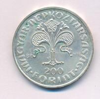1978. 200Ft Ag "Első magyar aranyforint" T:BU patina Adamo EM56