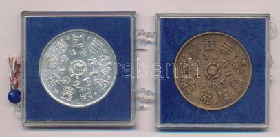 Csúcs Viktória (1934-1993) 1979. "Magyar Éremgyűjtők Egyesülete 1969-1979" Ag és bronz eml...