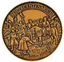 Bognár György (1944-) 1996. "Millecentenárium" bronz emlékérem kapszulában (42,5mm) T:AU