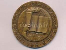 Iván István (1905-1968) 1949. "X. Nyári Főiskolai Világbajnokság - Budapest" bronz emlékér...