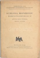 Schloss Monbijou Hohenzollernmuseum. Amtlicher Führer. Verwaltung der Staatlichen Schlösser und Gärten. Berlin, 1930, Deutscher Kunstverlag, 63 p. +1 (kihajtható térkép) t.+28 (fekete-fehér képtáblák) t. Német nyelven. Kiadói papírkötés, foltos borítóval.