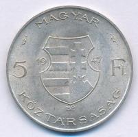 1947. 5Ft Ag "Kossuth" T:AU Adamo F8.1