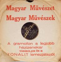 cca 1940-50 össz. 21 db gramofon lemez, közte külföldi és magyar lemezekkel, kiadásokkal, benne Kará...