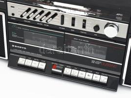 Sanyo M W211LO kazettás magnós rádió, 57x16x21 cm