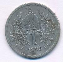 Ausztria 1895. 1K Ag "Ferenc József" T:F 
Austria 1895. 1 Corona Ag "Franz Joseph&qu...
