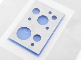 Schöffer, Nicolas (Miklós) (1912-1992): Körök (Cím nélkül). Kinetikus objekt, acél, tükröződő fémlap...