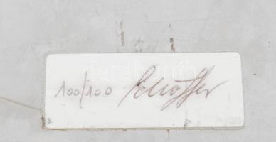 Schöffer, Nicolas (Miklós) (1912-1992): Körök (Cím nélkül). Kinetikus objekt, acél, tükröződő fémlap...