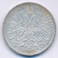Ausztria 1912. 2K Ag "Ferenc József" T:XF 
Austria 1912. 2 Corona Ag "Franz Joseph&q...