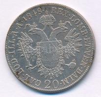 Ausztria 1848A 20kr Ag "I. Ferdinánd" T:XF,VF 
Austria 1848A 20 Kreuzer Ag "Ferdinan...