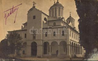 Nis, Nisch; Serbian Orthodox church. photo (glue mark)