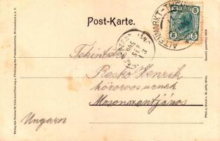 1905 Weissenbach an der Triesting, general view with ruins. Phot. u. Druck v. M. Jaffé (EK)