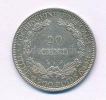 Francia Indokína 1884. 20c Ag (5,44g) T:AU,XF  French Indochina 1884. 20 Cents Ag (5,44g) C:AU,XF