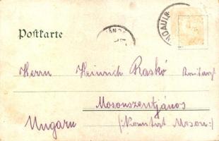 Lindau, Hafeneinfahrt / port, lighthouse. Heliocolorkarte von Ottmar Zieher (EK)