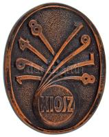 1978. &quot;KIOSZ 1948-1978&quot; bronz emlékplakett (107x85mm) T:AU