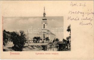 1901 Temesvár, Timisoara; Gyárvárosi román templom. Polatsek-féle kiadása / Fabric, Romanian church (EK)