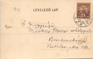 1901 Temesvár, Timisoara; Gyárvárosi román templom. Polatsek-féle kiadása / Fabric, Romanian church ...