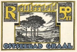 Német Birodalom / Weimari Köztársaság / Graal 1922. 10Pf + 25Pf + 50Pf 3 klf db, teljes sor T:I