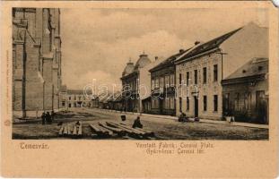 Temesvár, Timisoara; Gyárváros, Coroini tér / Fabric, square (EM)