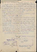 1947 Életfogytiglanra ítélt munkásszázad parancsnok feleségének segélykérelme