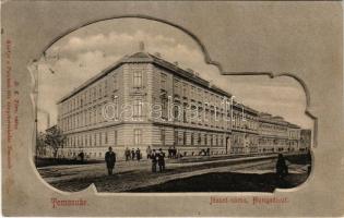 1911 Temesvár, Timisoara; Józsefváros, Hunyadi út. Polatsek-féle kiadása / Iosefin, street. Art Nouveau (fl)