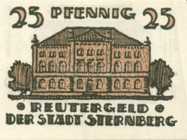 Német Birodalom / Weimari Köztársaság / Sternberg 1922. 10Pf + 25Pf + 50Pf 3 klf db, teljes sor T:I