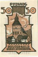 Német Birodalom / Weimari Köztársaság / Sternberg 1922. 10Pf + 25Pf + 50Pf 3 klf db, teljes sor T:I