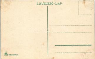 Temesvár, Timisoara; Béga part, uszály, gyárak / riverside, barge, factories (vágott / cut)