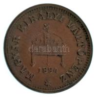 1894KB 1f bronz T:AU,XF  Admao K1