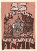 Német Birodalom / Weimari Köztársaság / Penzlin 1922. 10Pf + 25Pf + 50Pf 3 klf db, teljes sor T:I