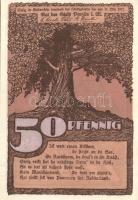 Német Birodalom / Weimari Köztársaság / Penzlin 1922. 10Pf + 25Pf + 50Pf 3 klf db, teljes sor T:I