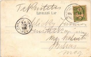 1904 Máramarossziget, Sighetu Marmatiei; Fő tér, piac, Az Angol Bolt, üzletek. Wizner és Dávid kiadá...