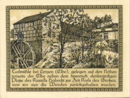 Német Birodalom / Weimari Köztársaság / Lenzen DN 50Pf (3x) + 75Pf (3x) 6 klf db, teljes sor T:I