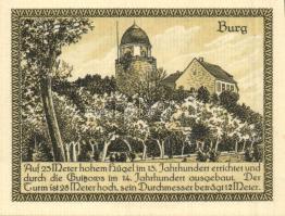 Német Birodalom / Weimari Köztársaság / Lenzen DN 50Pf (3x) + 75Pf (3x) 6 klf db, teljes sor T:I