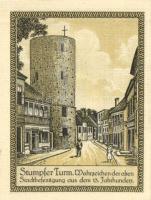 Német Birodalom / Weimari Köztársaság / Lenzen DN 50Pf (3x) + 75Pf (3x) 6 klf db, teljes sor T:I