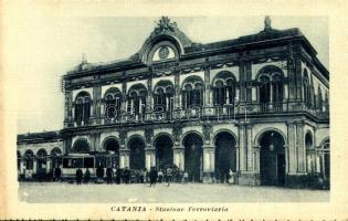 Catania, Stazione Ferroviaria / railway station, tram (EK)