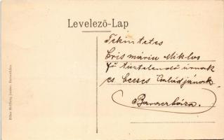 1911 Baracháza, Barateaz, Calugarus, Baraczháza (Temes); Községháza, görögkeleti román templom és is...